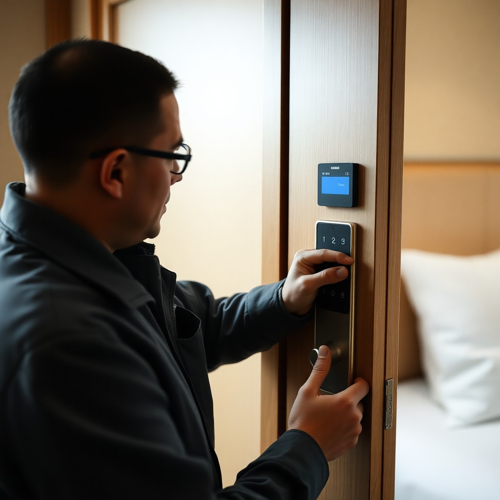 Locksmith Chick hotel lock service on-site in Seacrest, FL