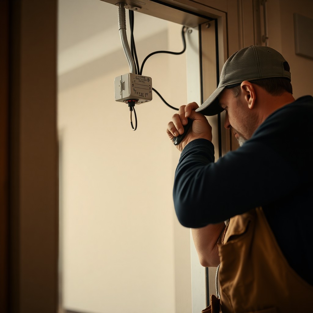 Locksmith Chick electronic lock service on-site in Seaside, FL