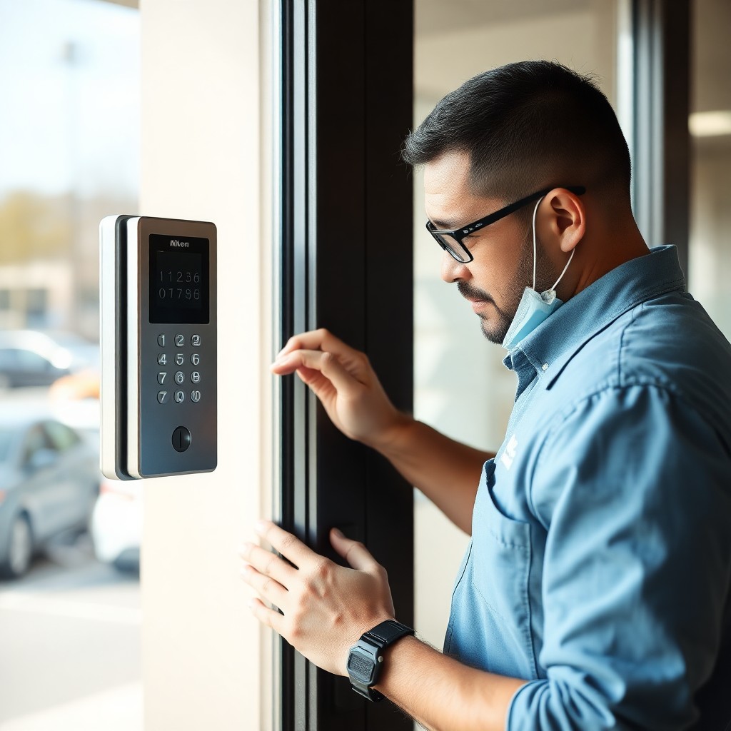 Locksmith Chick access control installation on-site in Shalimar, FL