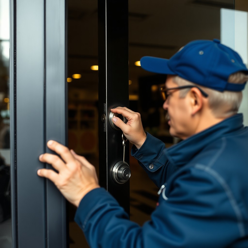 Locksmith Chick commercial locksmith on-site in Valparaiso, FL