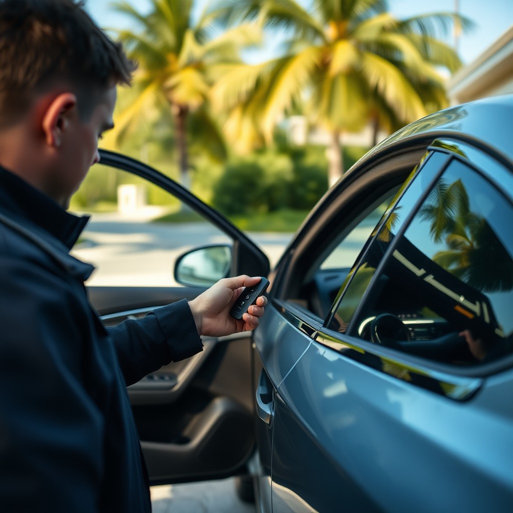 Locksmith Chick car key replacement on-site in Watercolor, FL