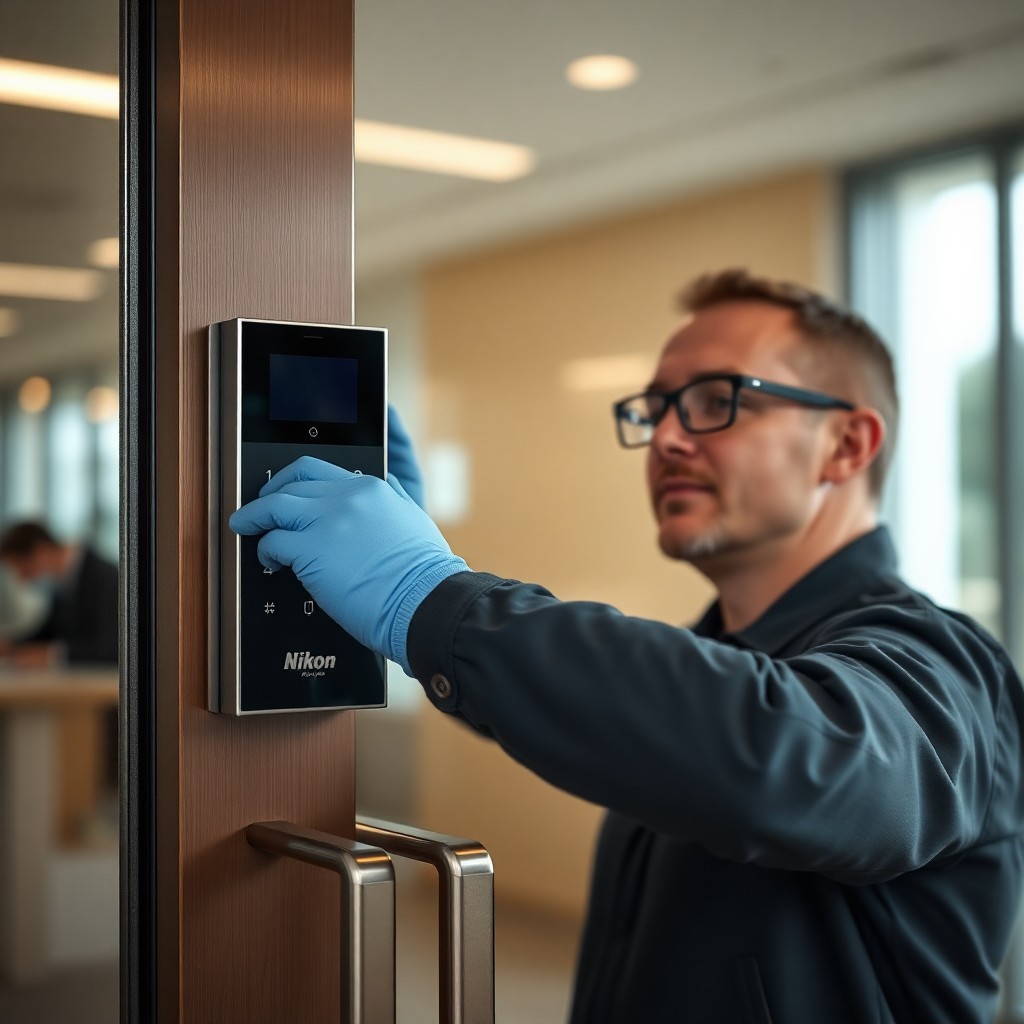Locksmith Chick access control installation on-site in WaterSound, FL