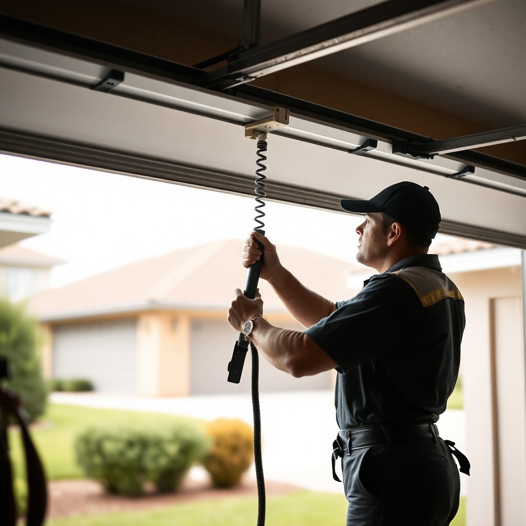 Locksmith Chick garage door repair on-site in WaterSound, FL